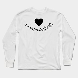 Namaste Heart Long Sleeve T-Shirt